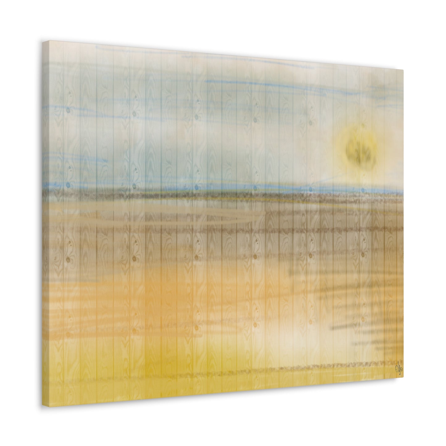 Abstract Coastal 3 Canvas Print