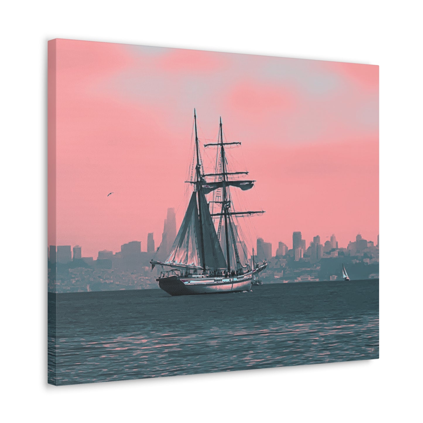 SF Bay Schooner Canvas Print