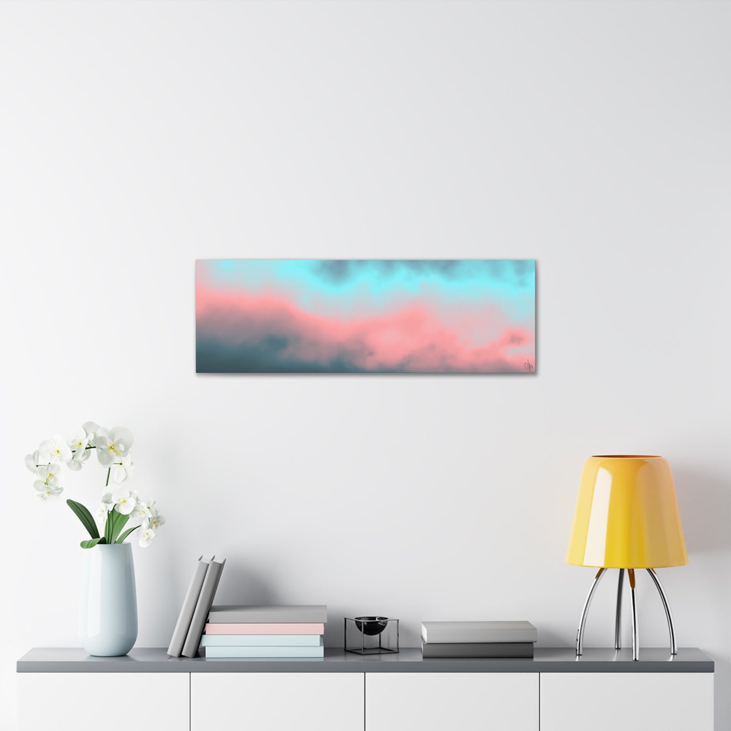 Electrifying Gradient Canvas Print