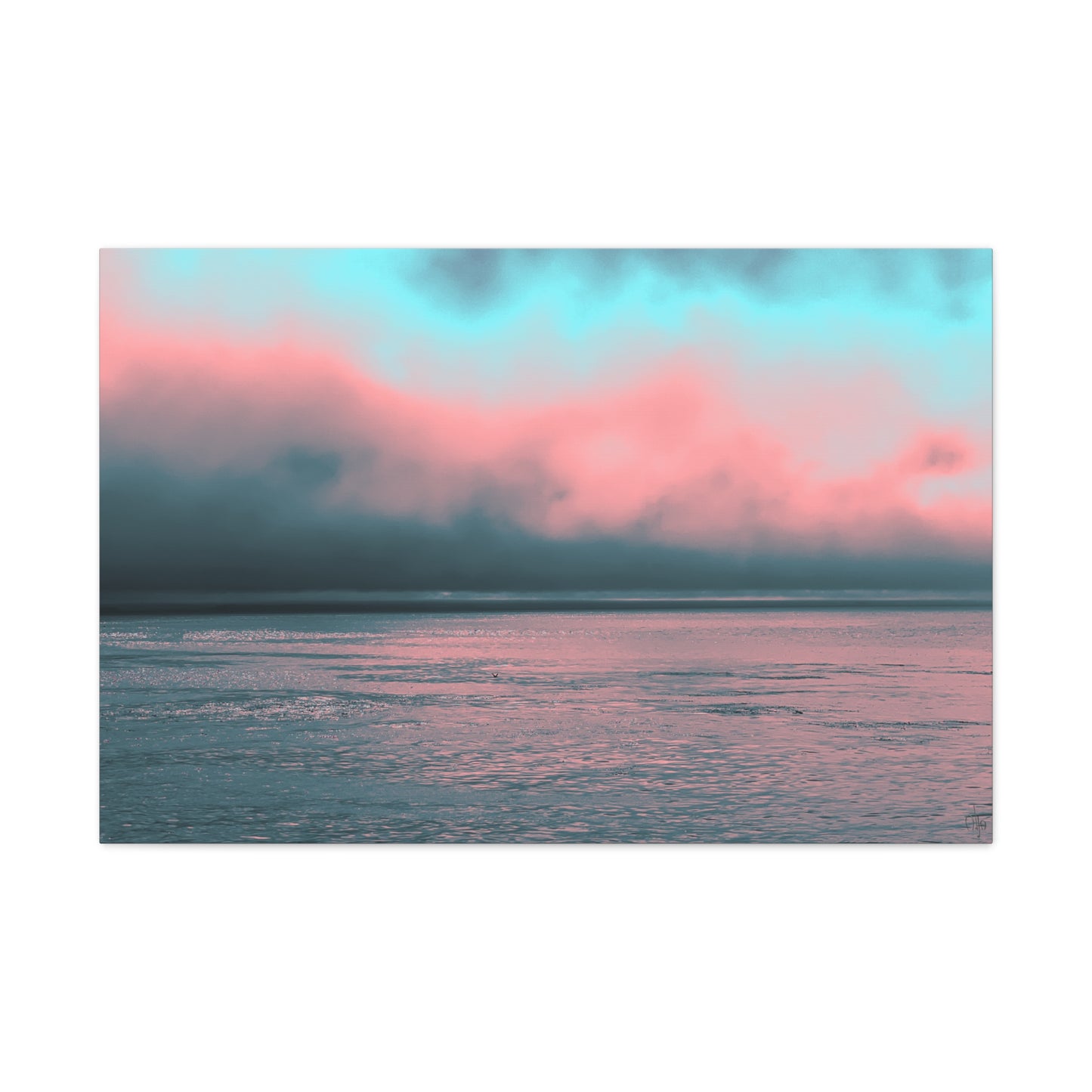 Electrifying Gradient Canvas Print