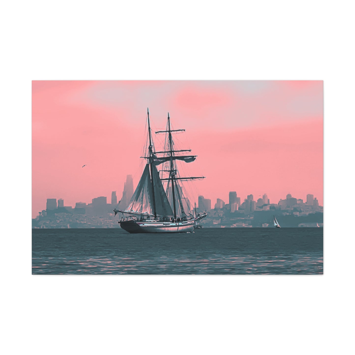 SF Bay Schooner Canvas Print