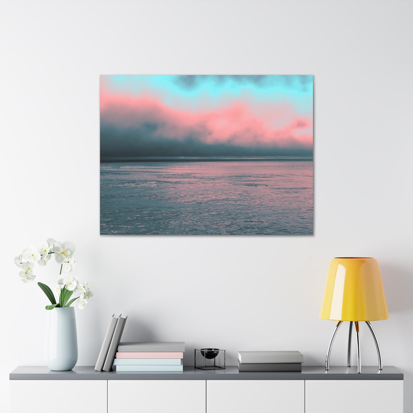 Electrifying Gradient Canvas Print