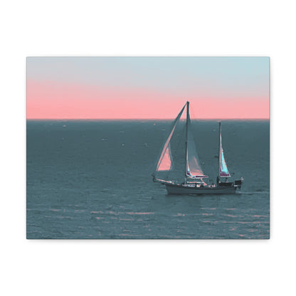 Way to Horizon Canvas Print