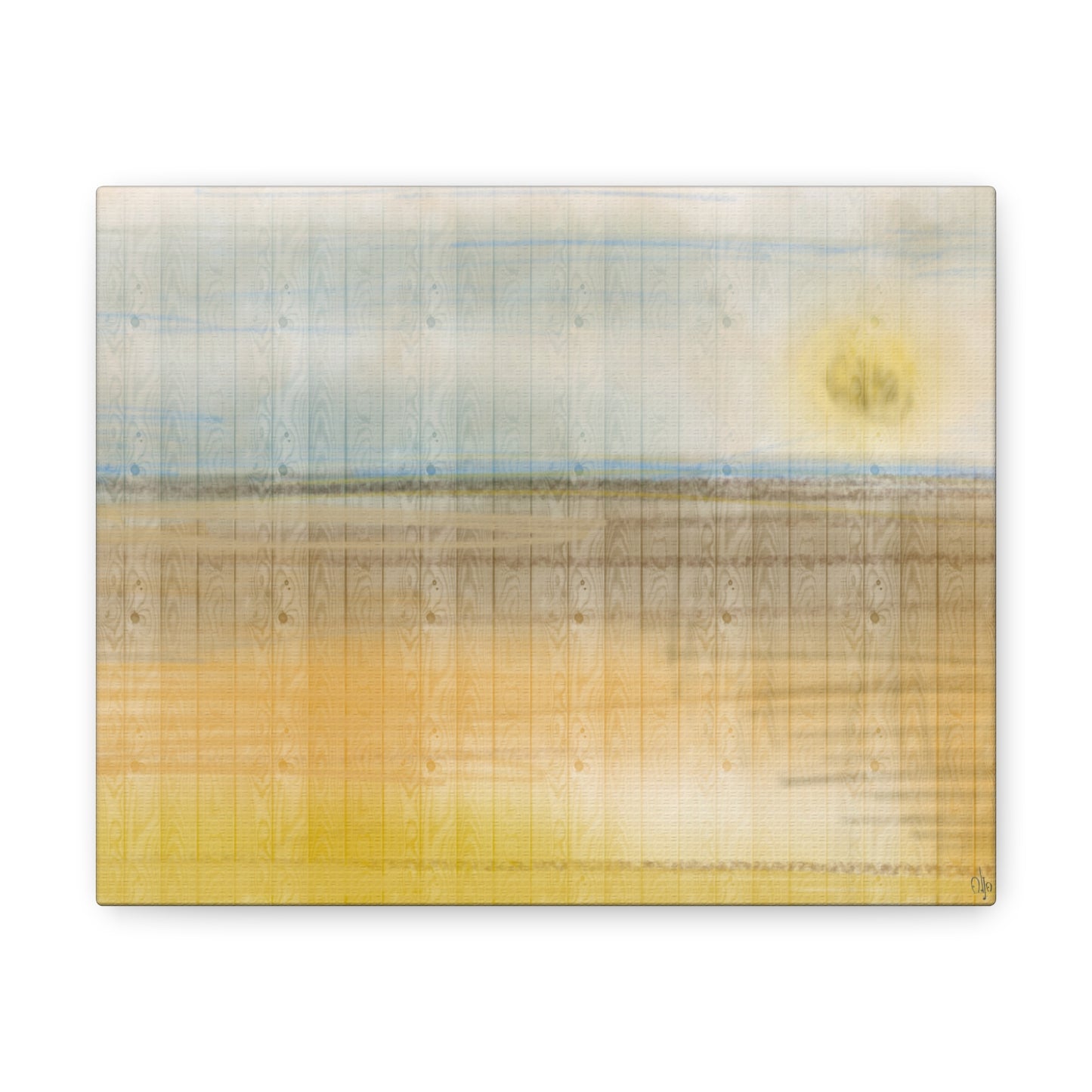 Abstract Coastal 3 Canvas Print