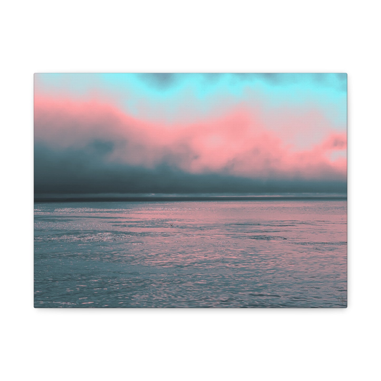 Electrifying Gradient Canvas Print