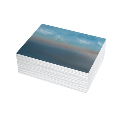 Abstract Coastal 9 Folded Greeting Card