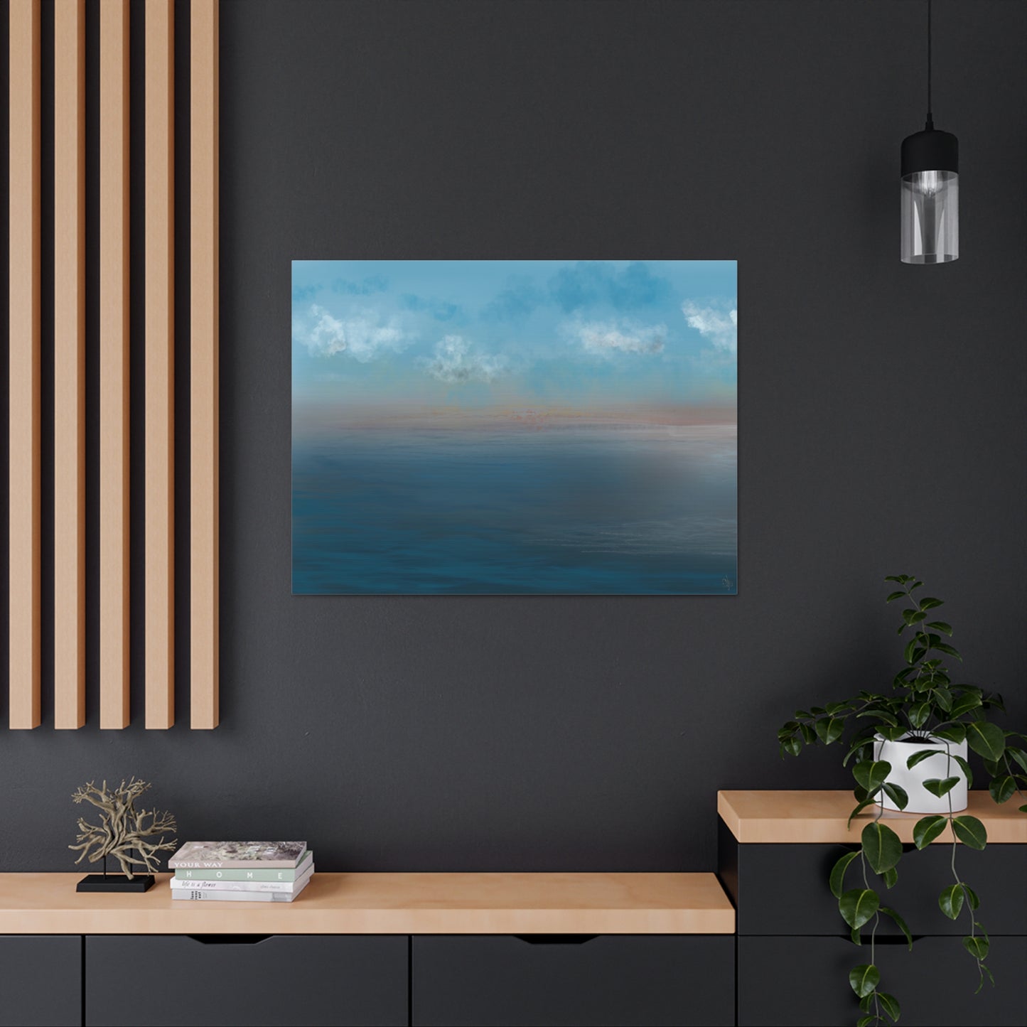 Abstract Coastal 9 Canvas Print