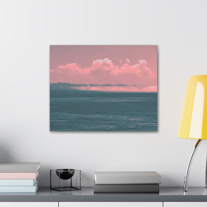 Croco-Cloud Canvas Print