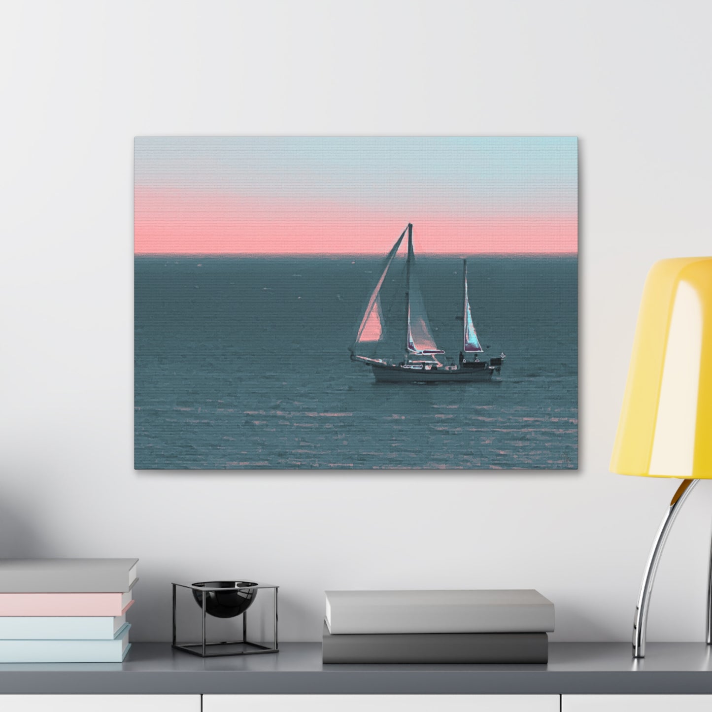 Way to Horizon Canvas Print