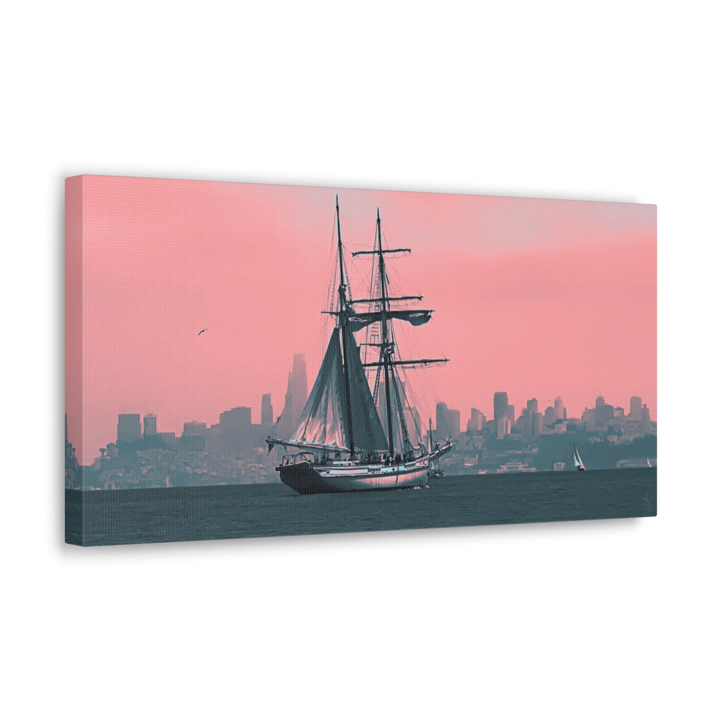 SF Bay Schooner Canvas Print