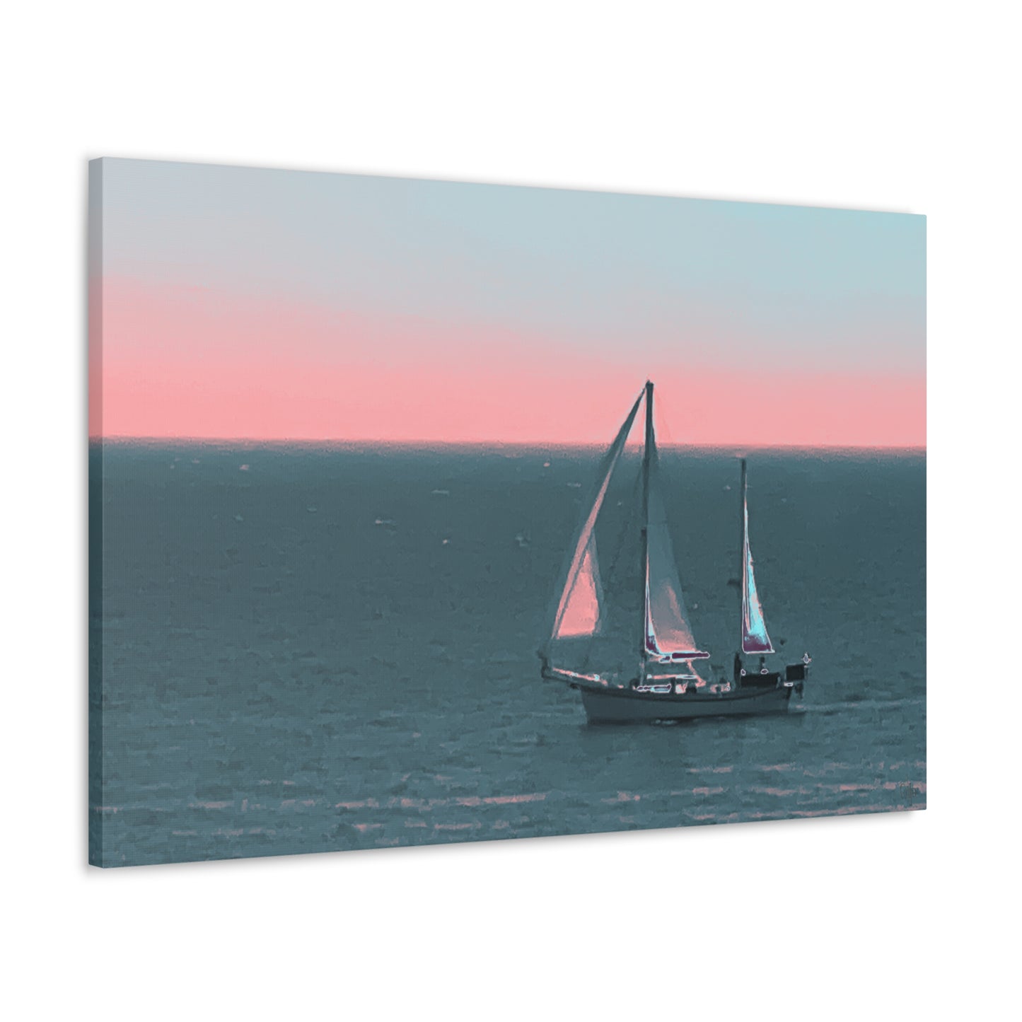 Way to Horizon Canvas Print