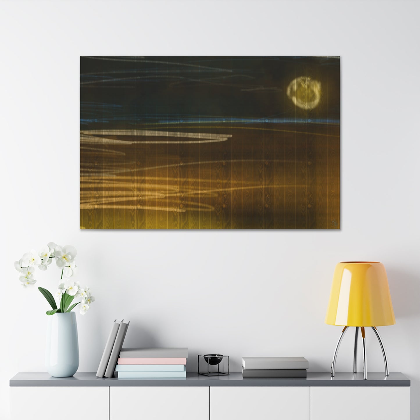 Abstract Coastal 12 Canvas Print