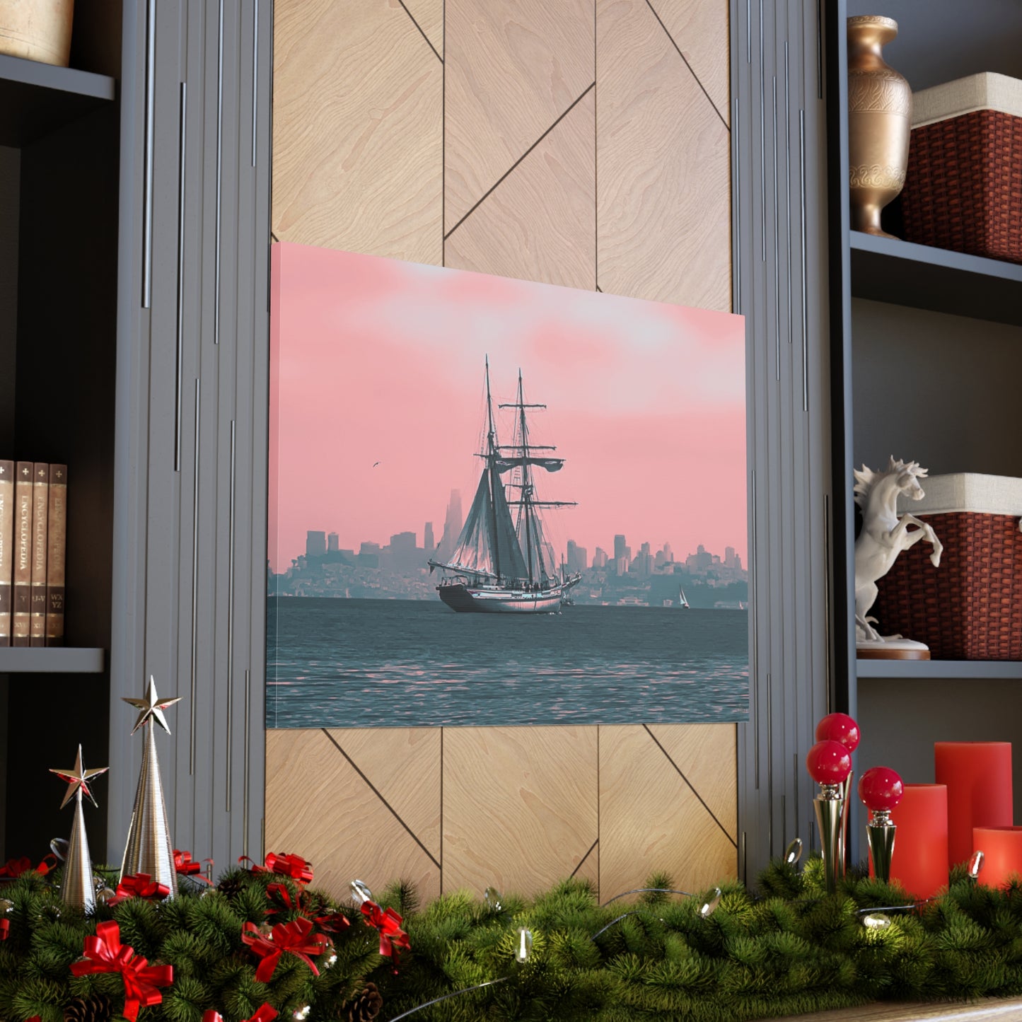 SF Bay Schooner Canvas Print