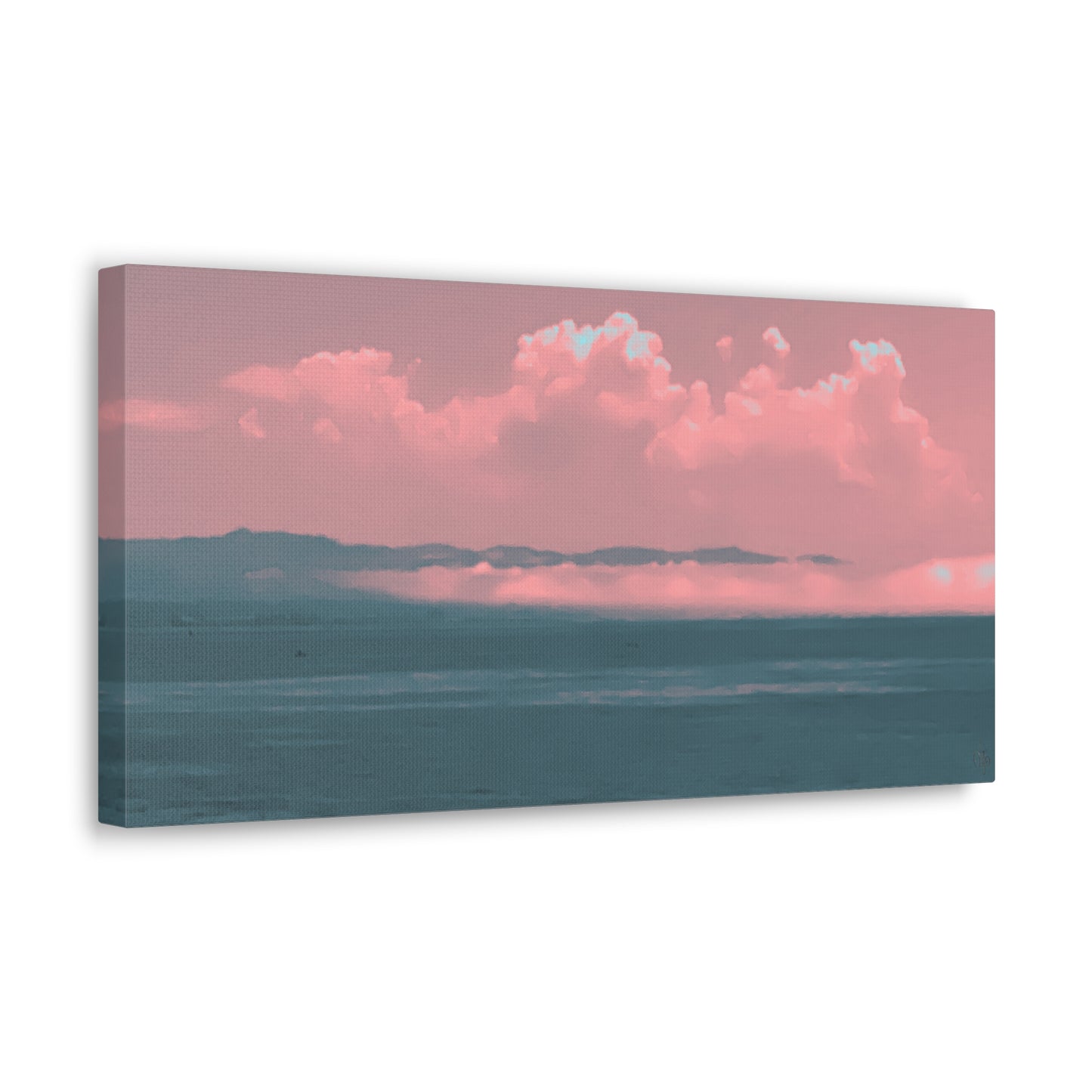 Croco-Cloud Canvas Print