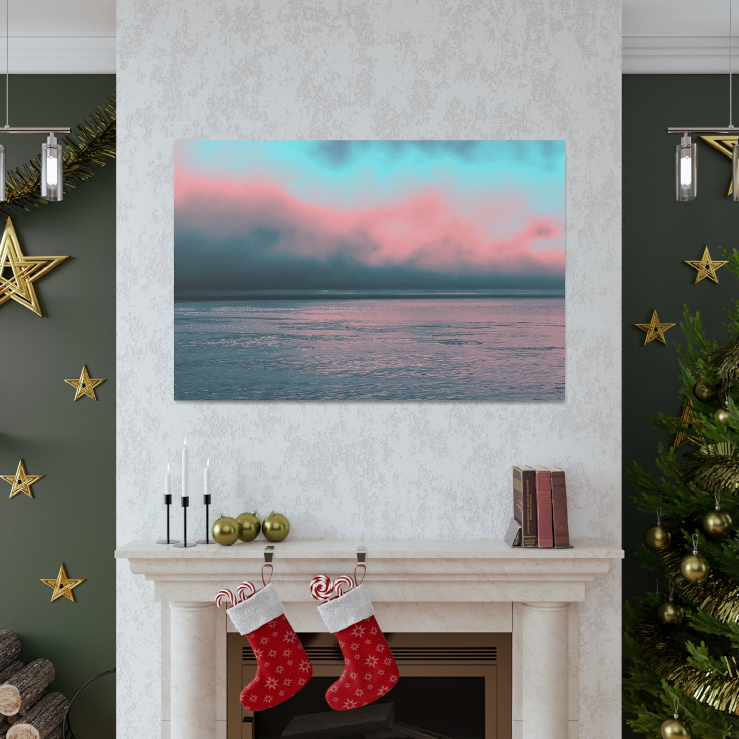 Electrifying Gradient Canvas Print