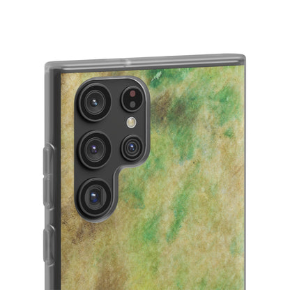 iPhone and Samsung Galaxy Flexi Phone Case Green Marble