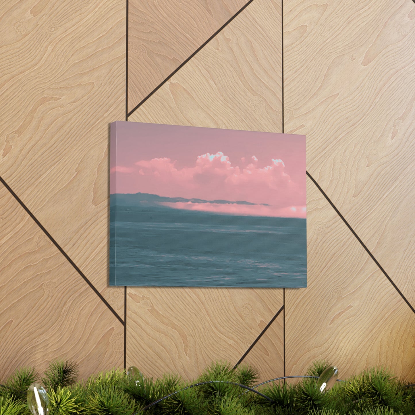 Croco-Cloud Canvas Print