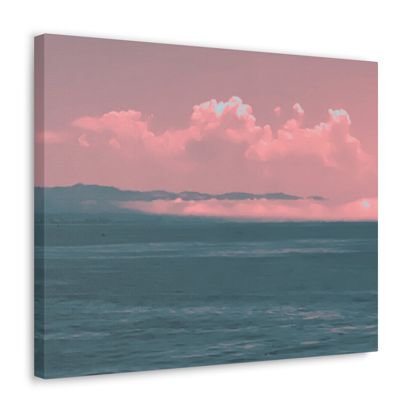 Croco-Cloud Canvas Print