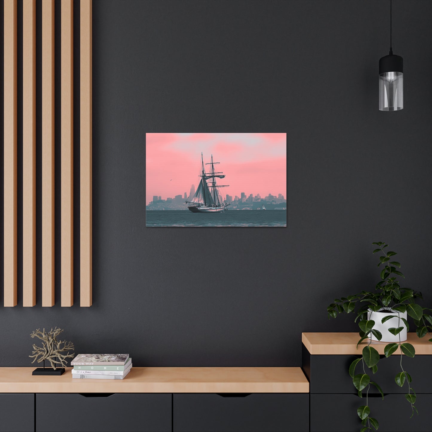 SF Bay Schooner Canvas Print