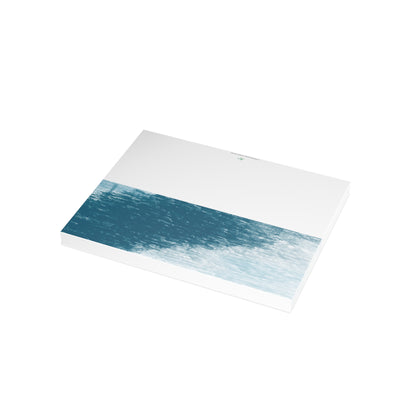 Abstract Coastal 2 Folded Greeting Card