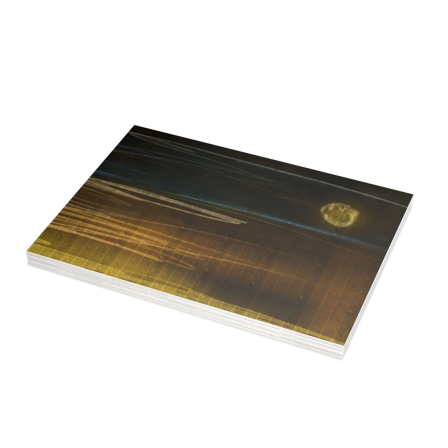 Abstract Coastal 12 Folded Greeting Card