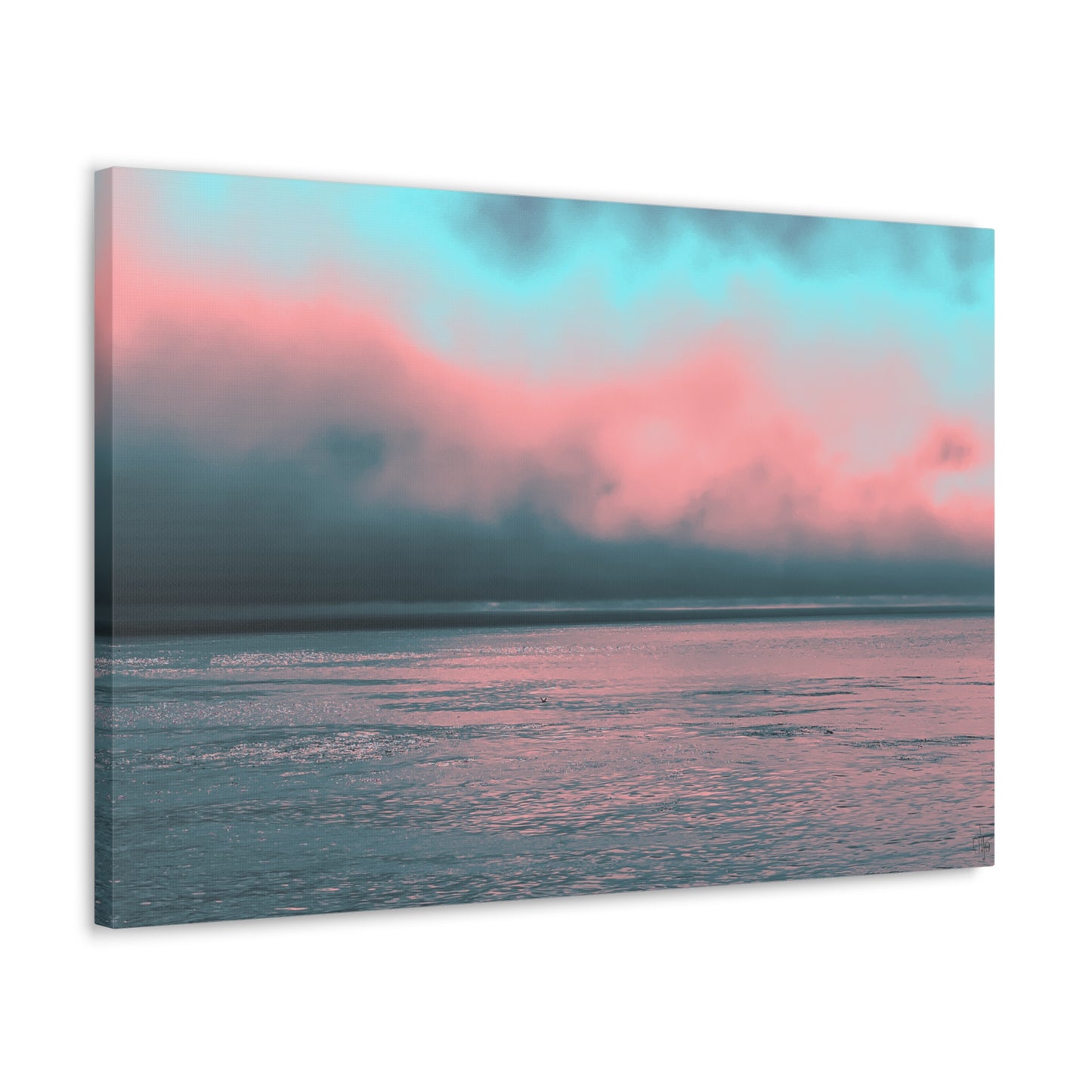 Electrifying Gradient Canvas Print