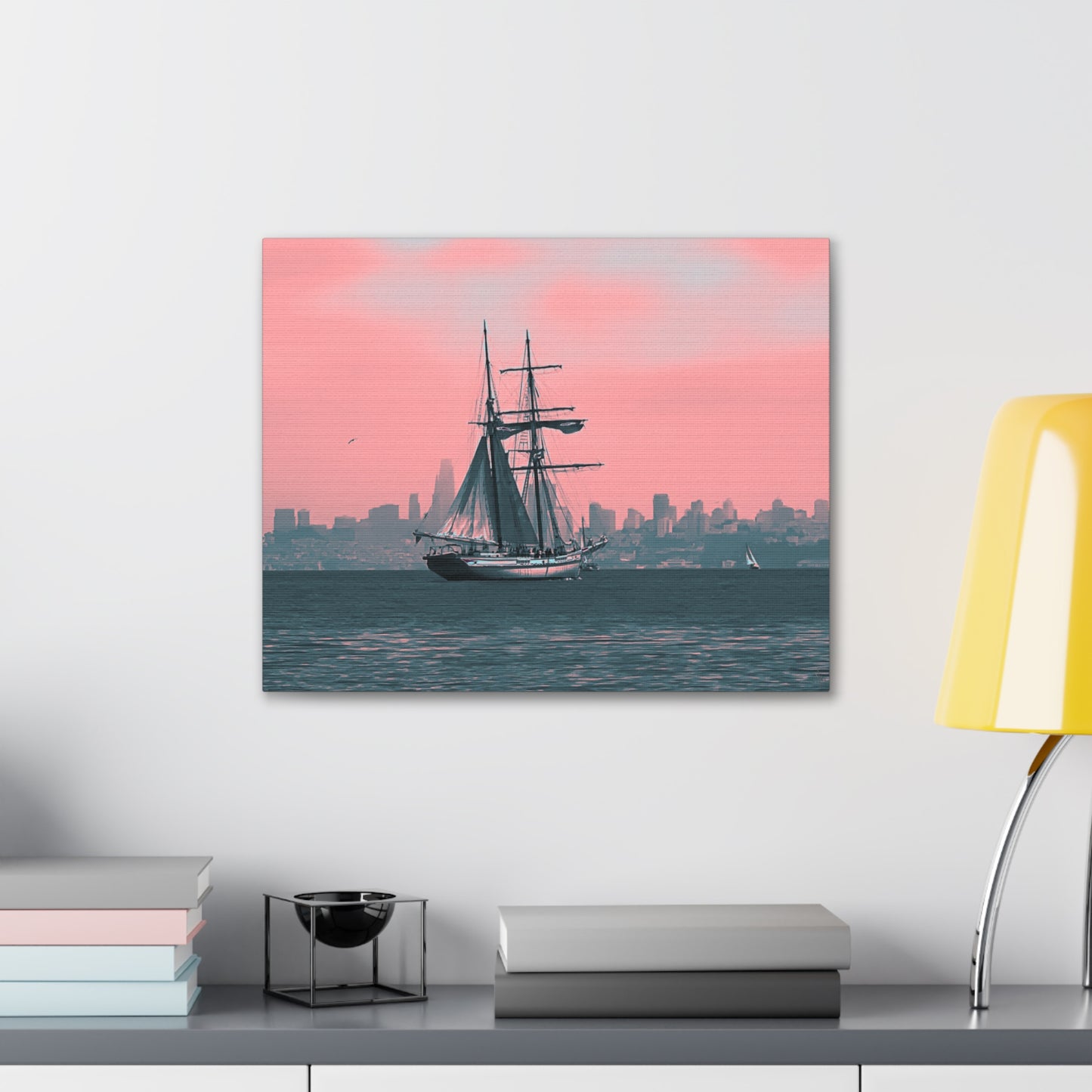 SF Bay Schooner Canvas Print