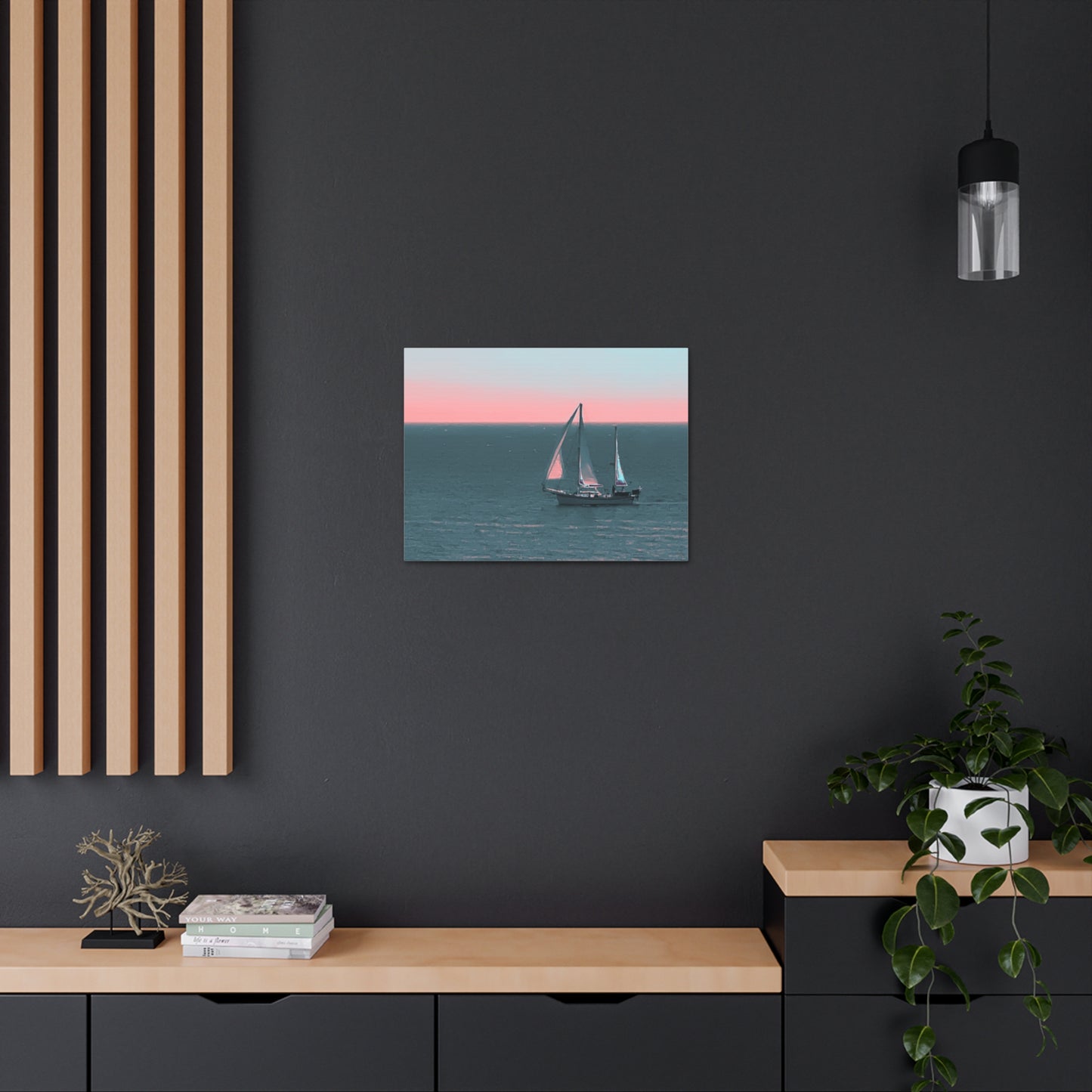 Way to Horizon Canvas Print