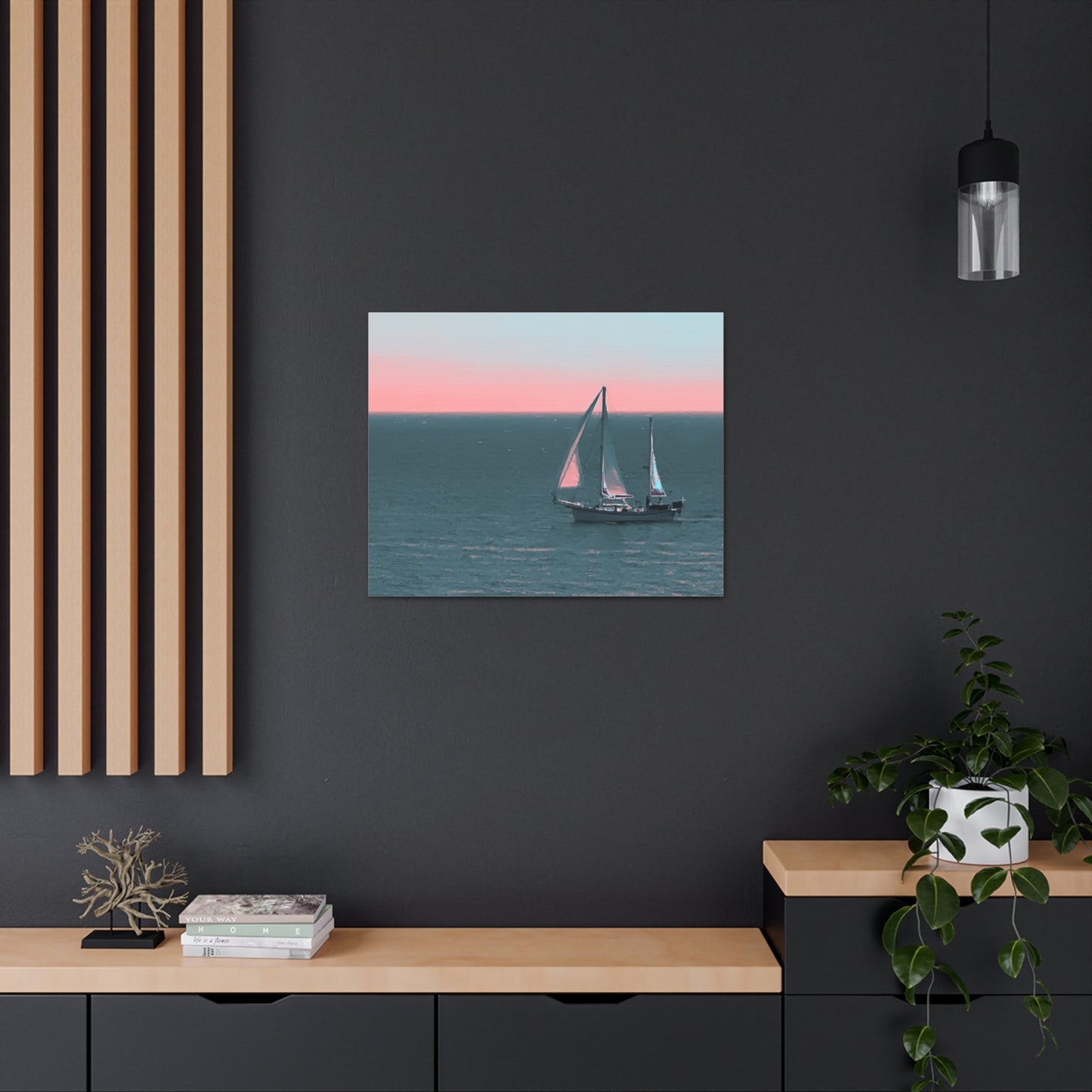 Way to Horizon Canvas Print