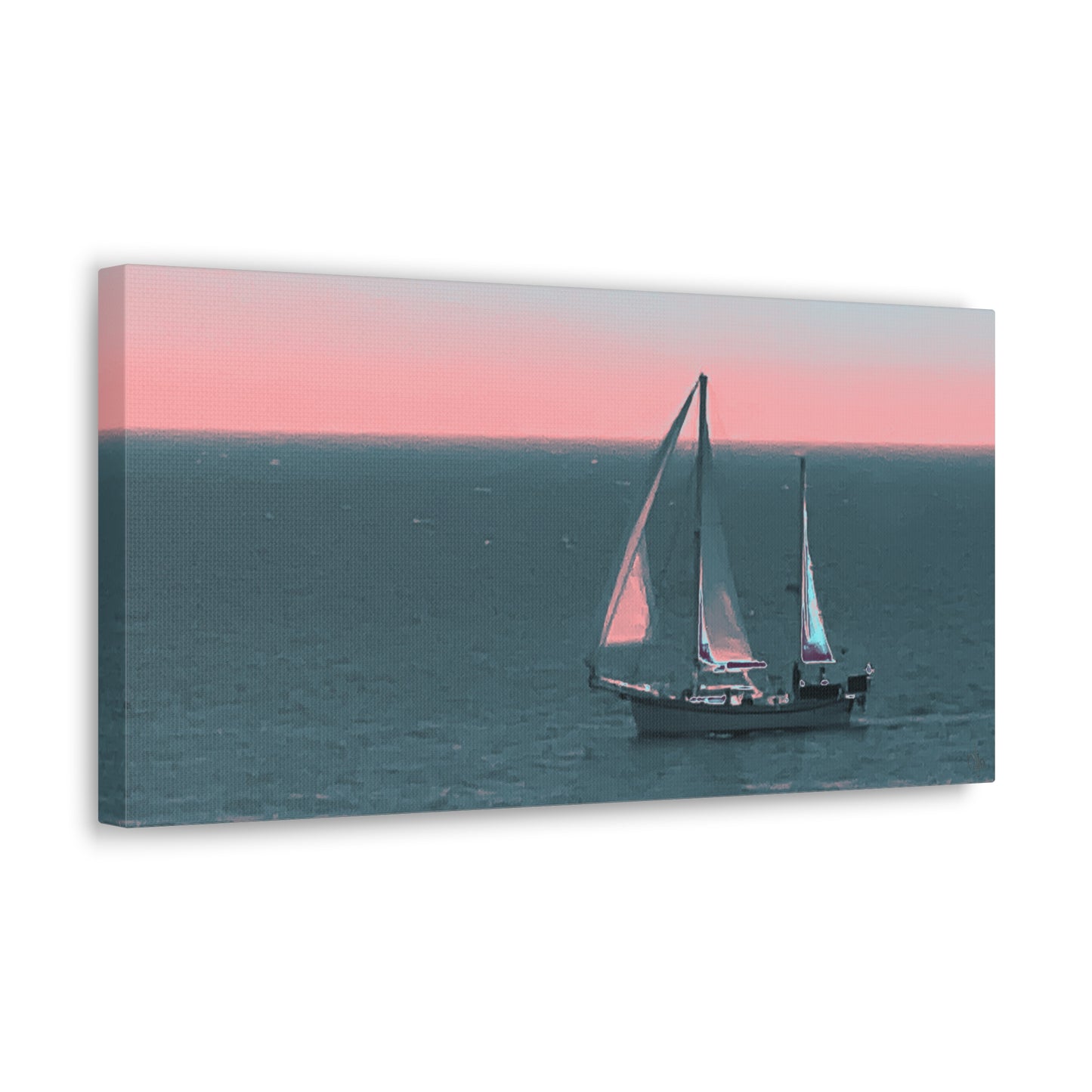 Way to Horizon Canvas Print