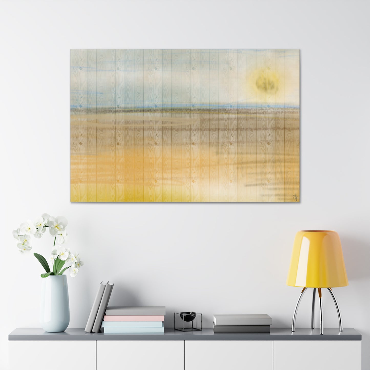 Abstract Coastal 3 Canvas Print