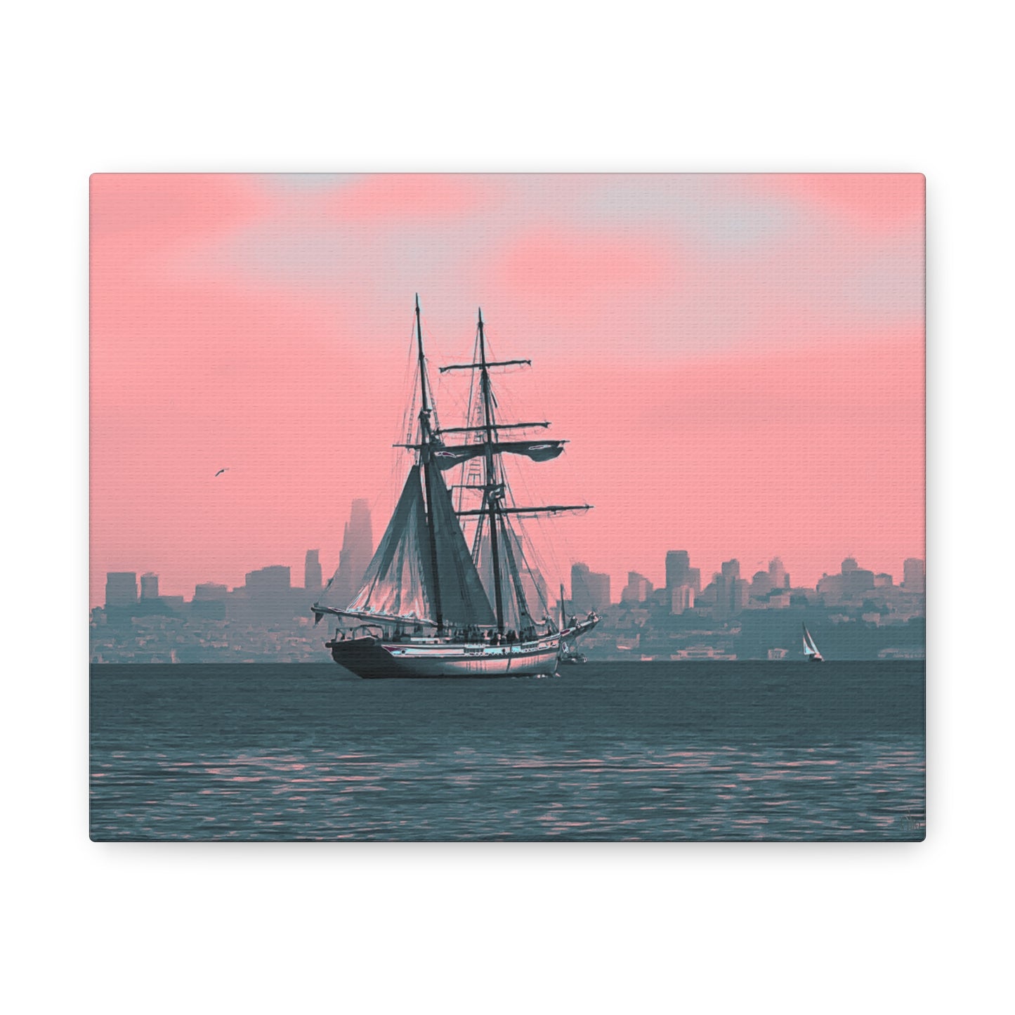 SF Bay Schooner Canvas Print