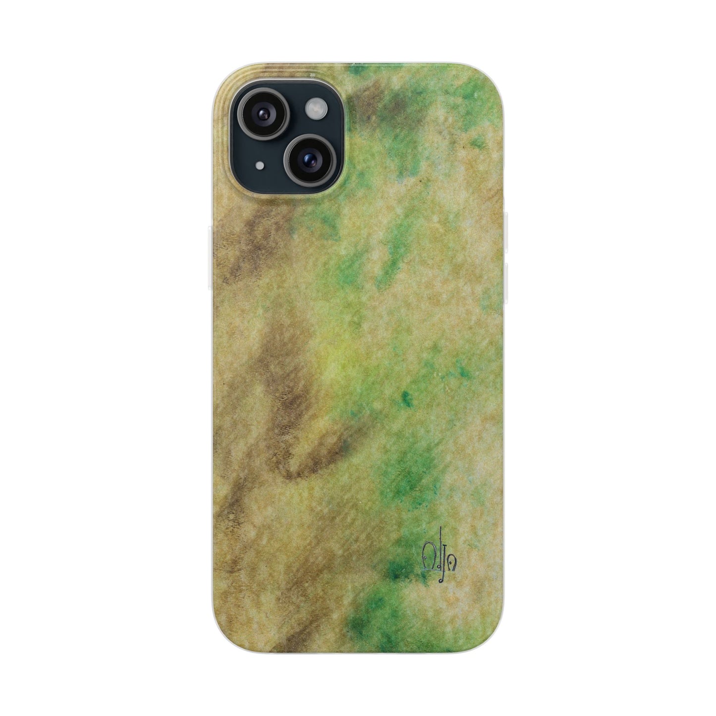 iPhone and Samsung Galaxy Flexi Phone Case Green Marble