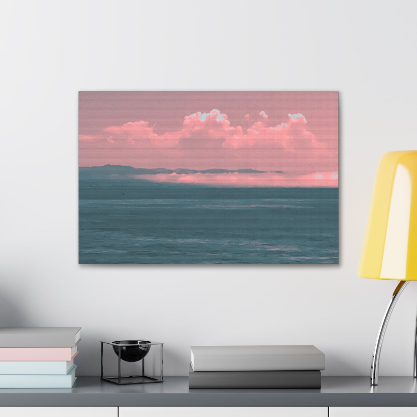 Croco-Cloud Canvas Print