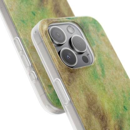 iPhone and Samsung Galaxy Flexi Phone Case Green Marble