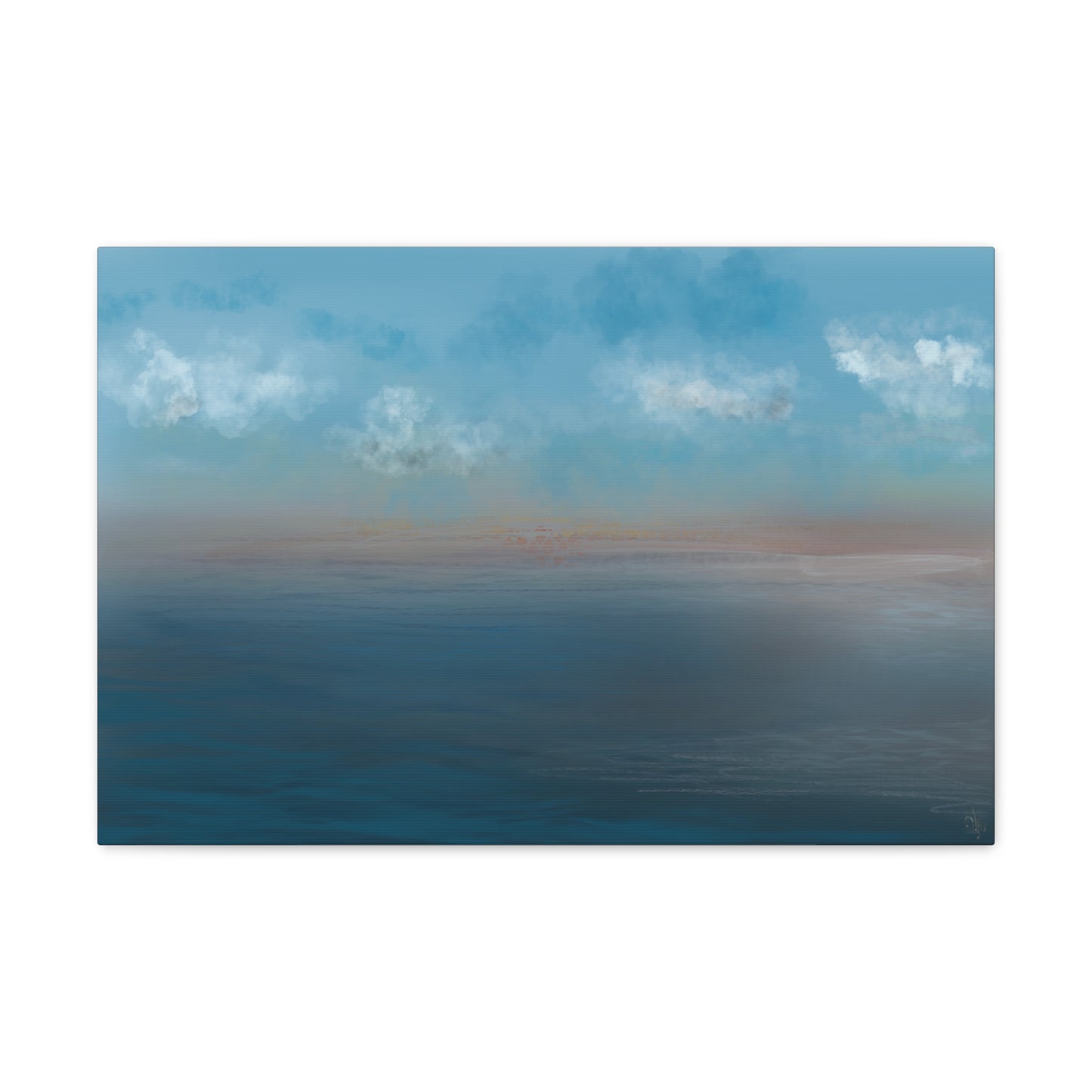 Abstract Coastal 9 Canvas Print