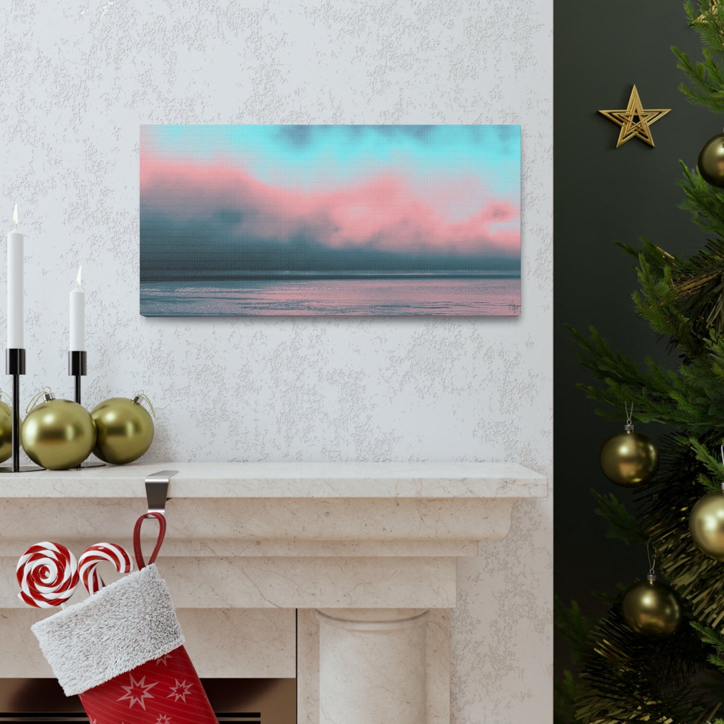 Electrifying Gradient Canvas Print