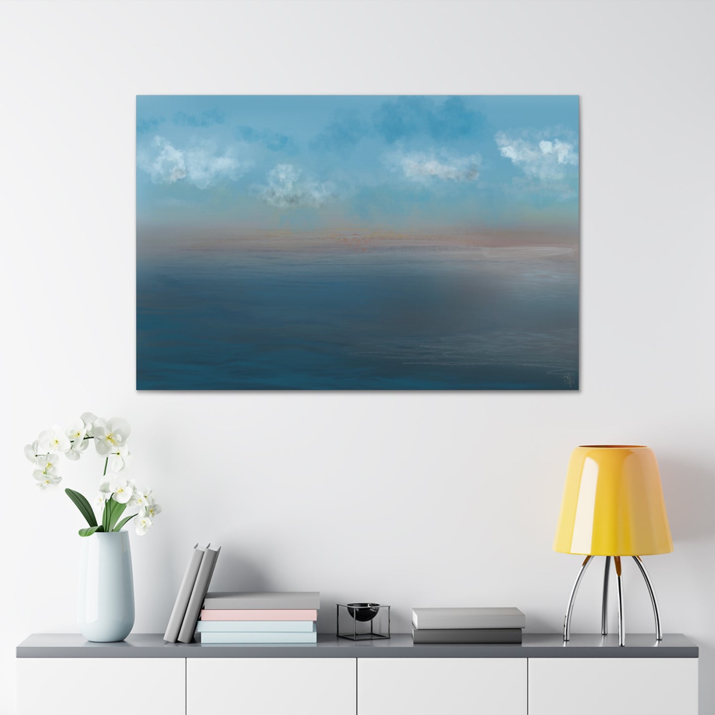 Abstract Coastal 9 Canvas Print