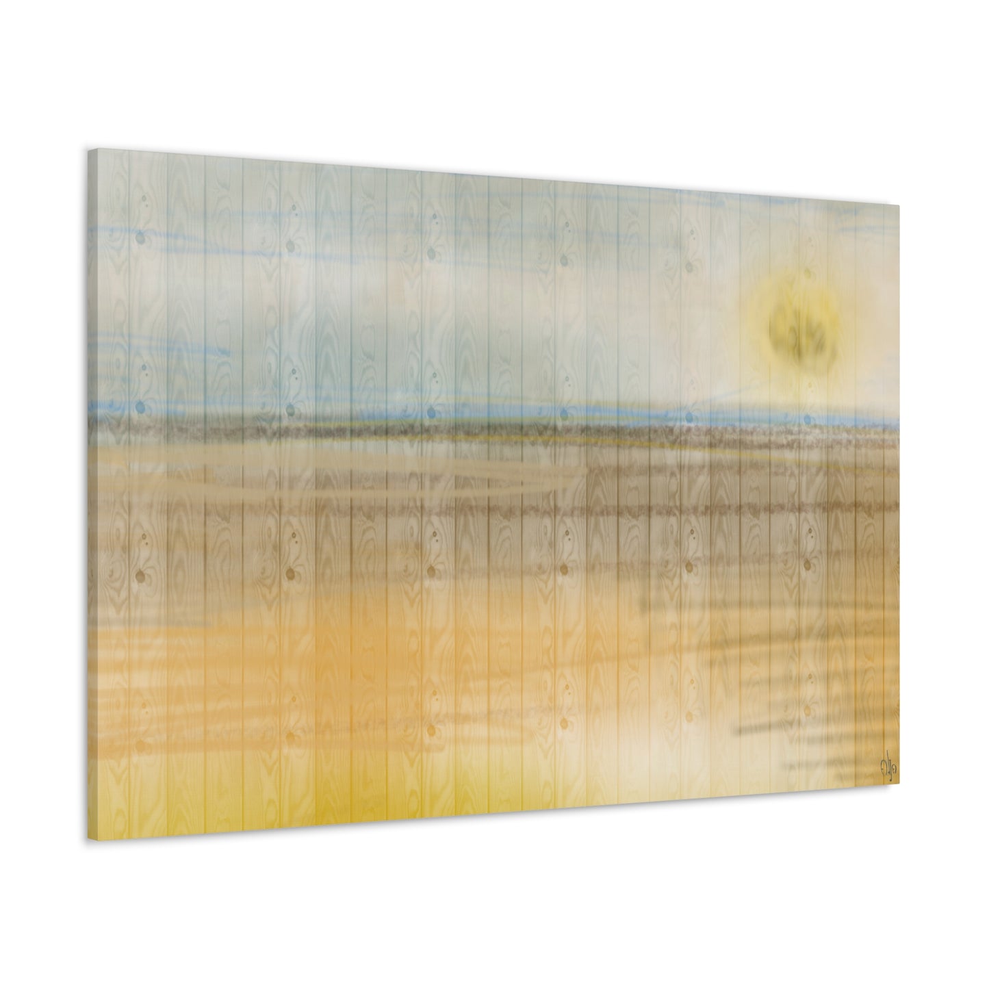 Abstract Coastal 3 Canvas Print