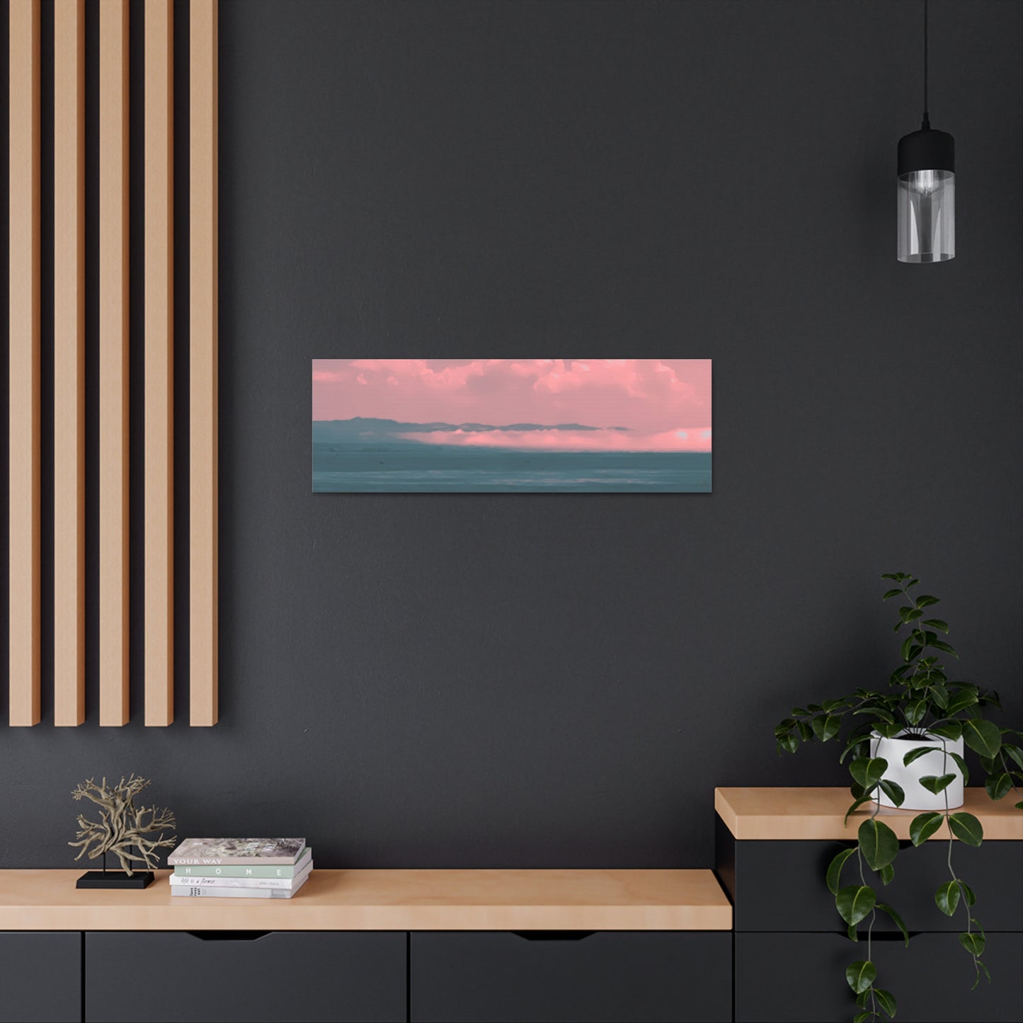 Croco-Cloud Canvas Print