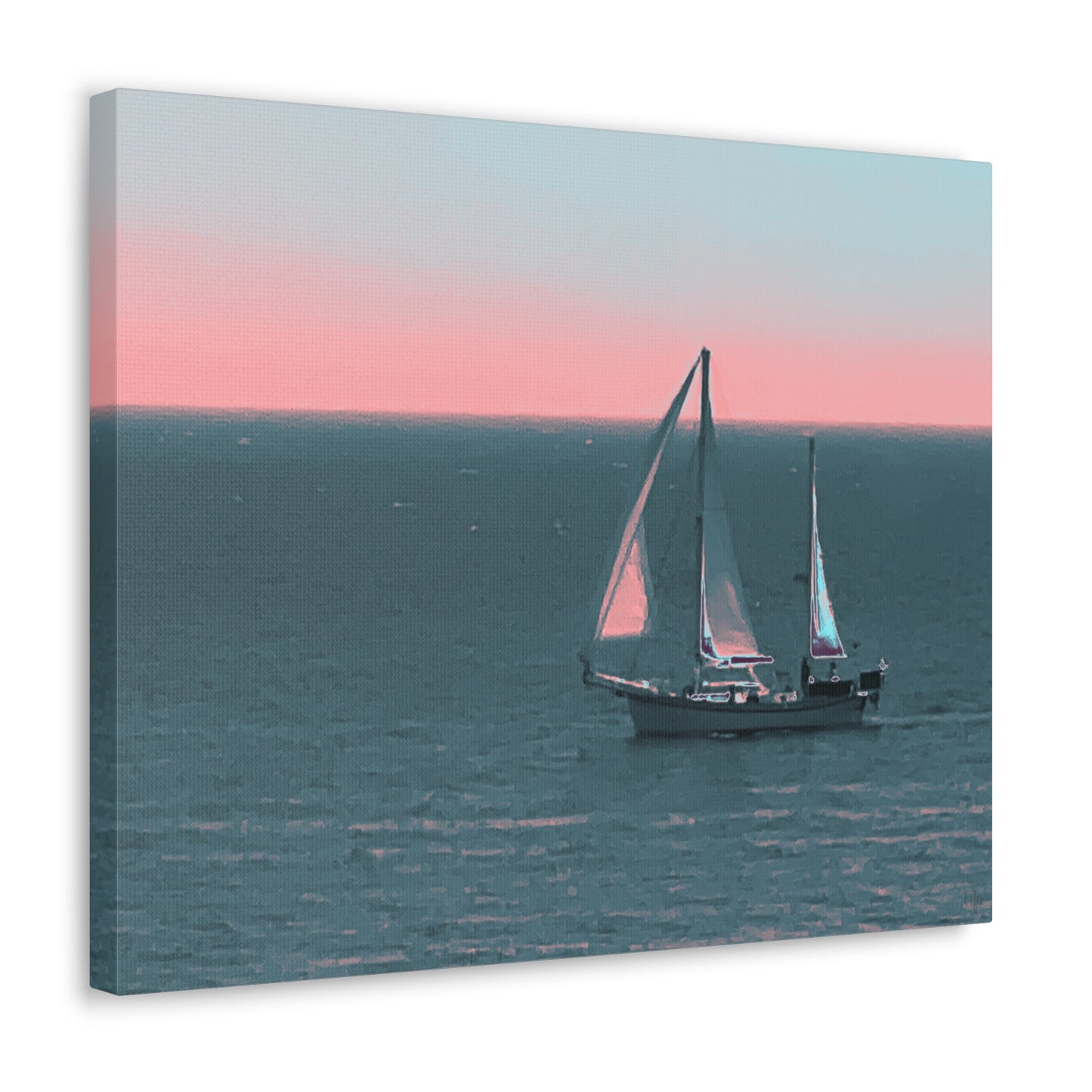 Way to Horizon Canvas Print