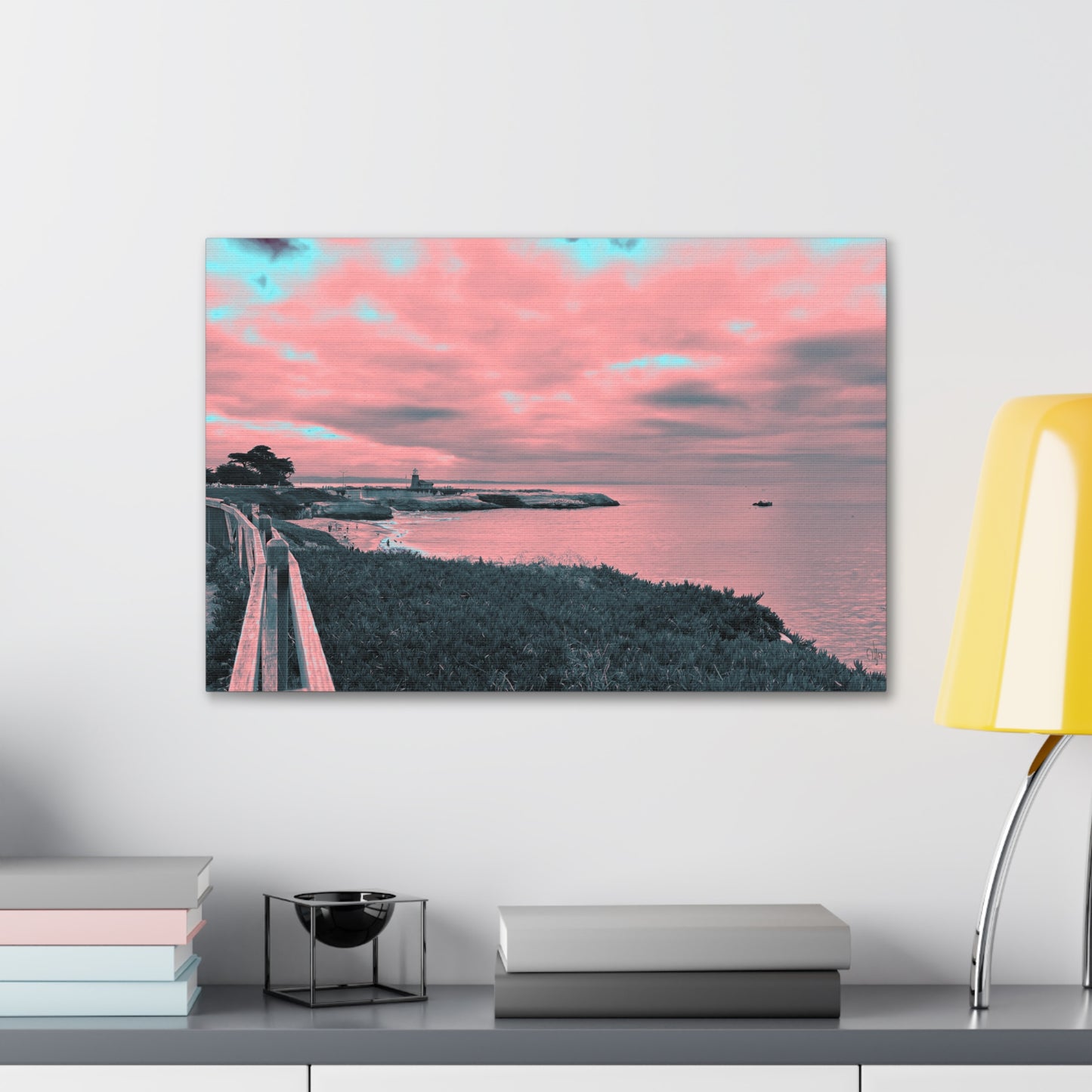 Red Lighthouse Canvas Print