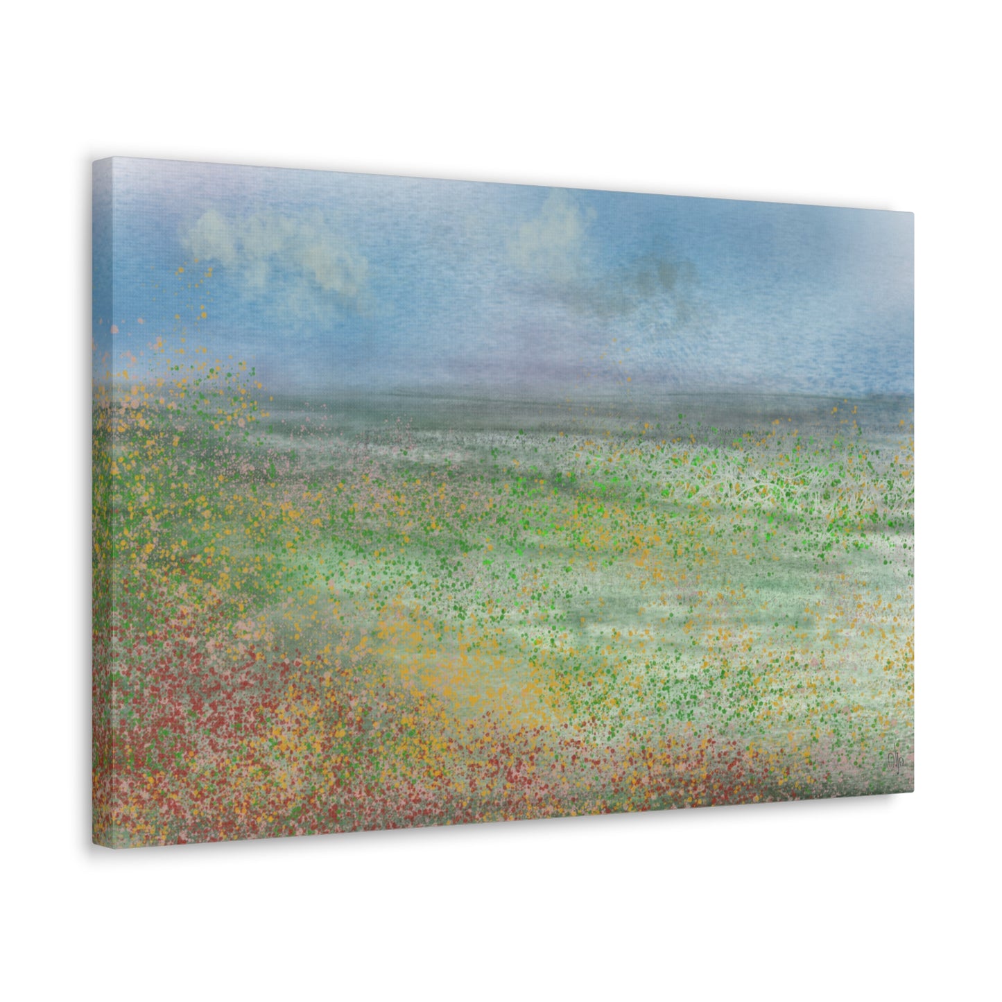 Abstract Coastal 6 Canvas Print