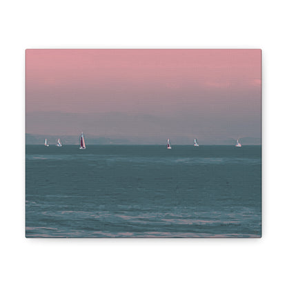 Six on the Water Canvas Print