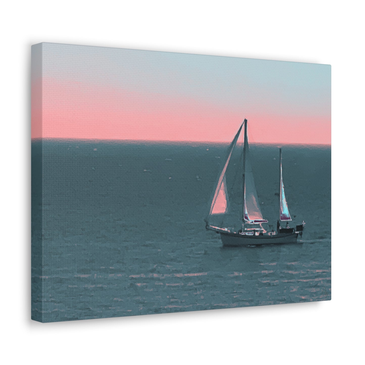 Way to Horizon Canvas Print