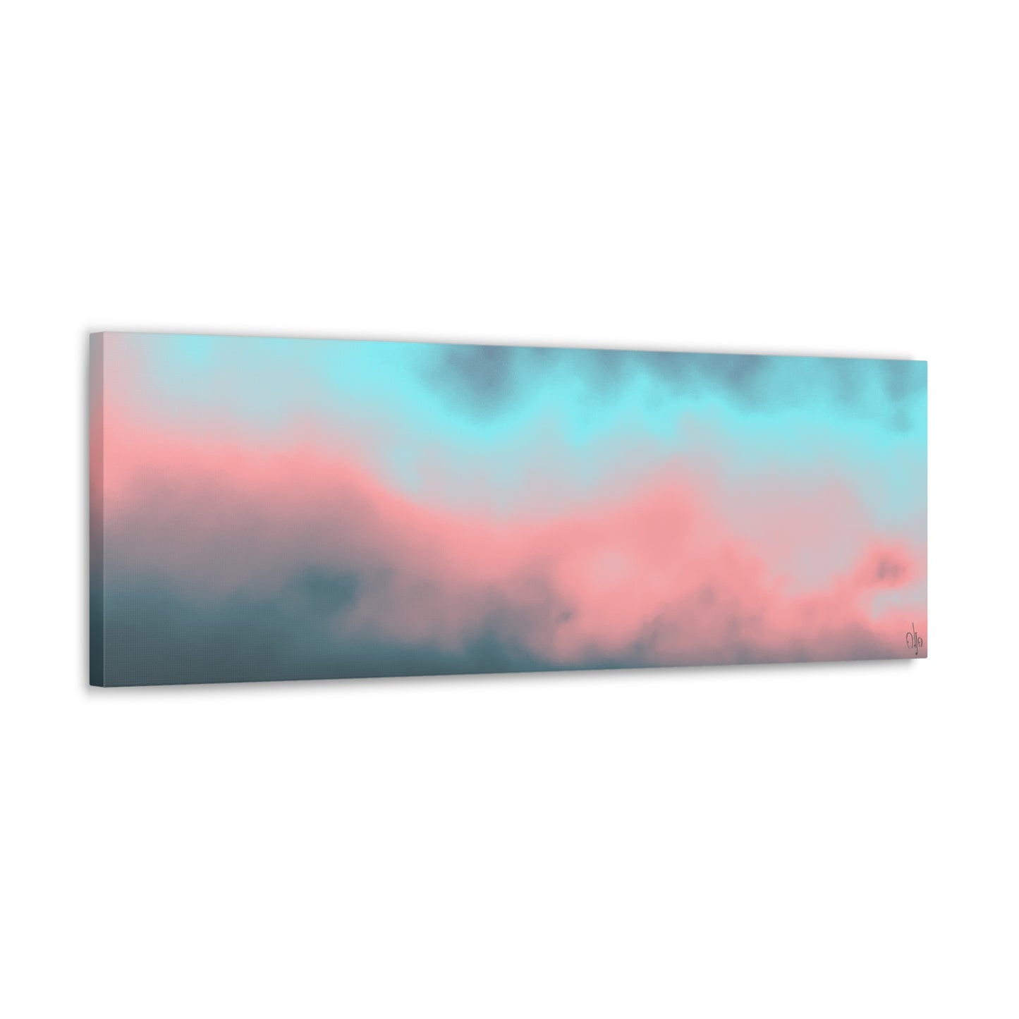 Electrifying Gradient Canvas Print