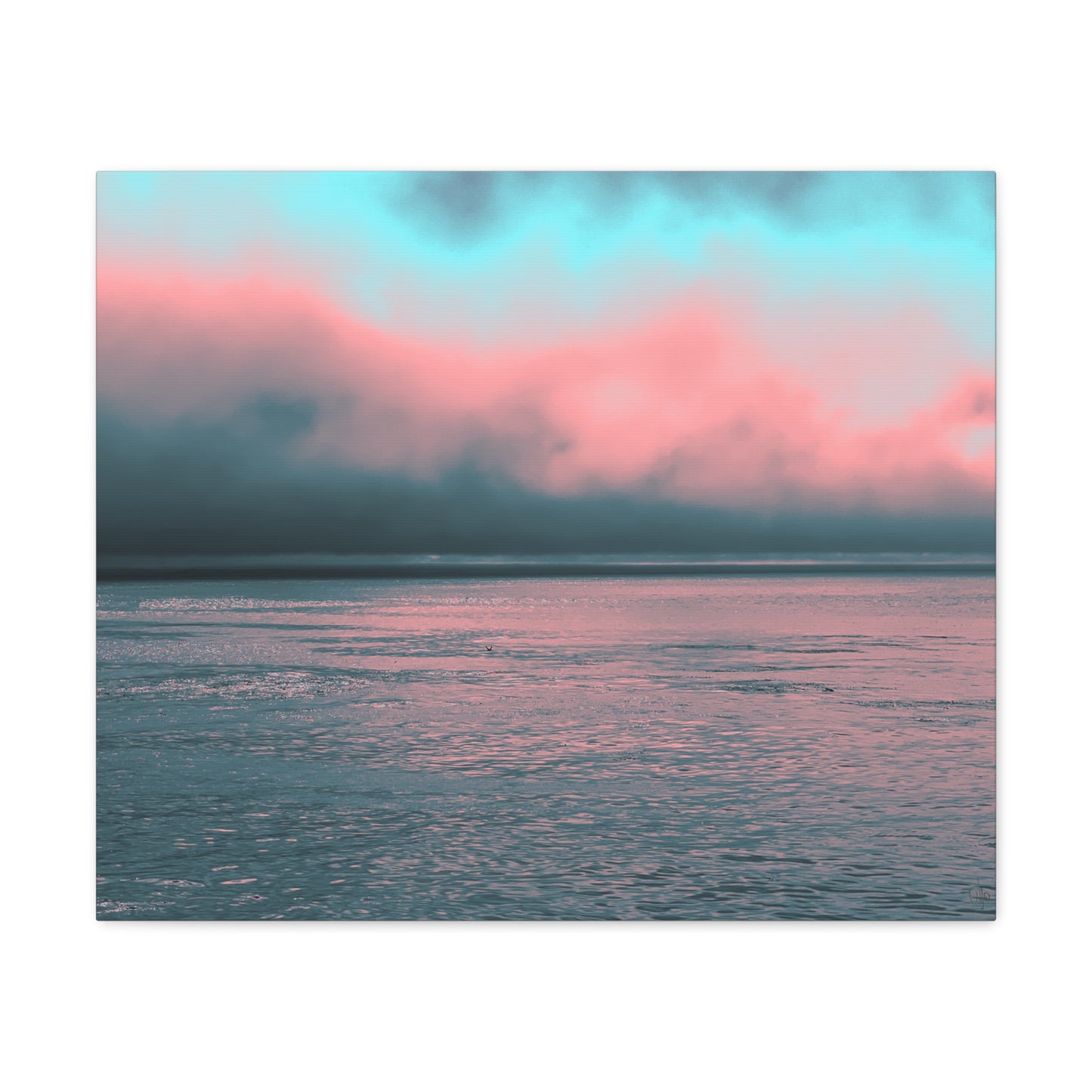 Electrifying Gradient Canvas Print