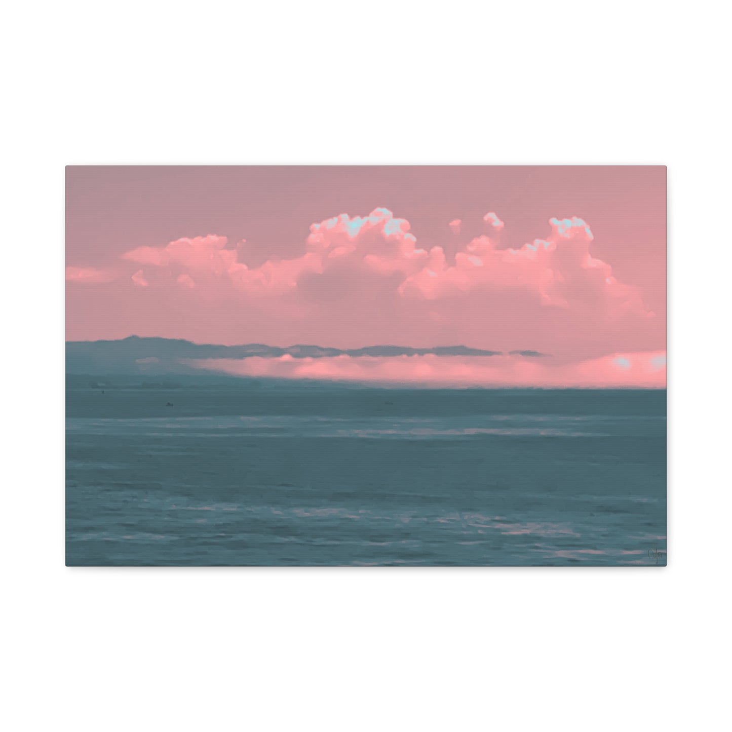 Croco-Cloud Canvas Print