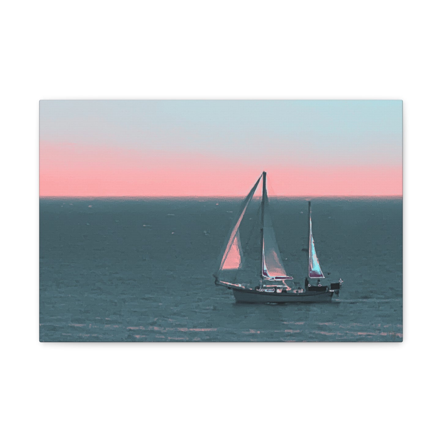 Way to Horizon Canvas Print