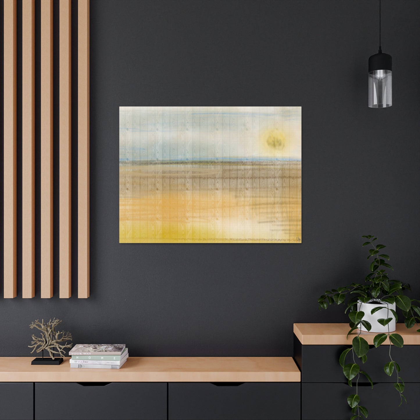 Abstract Coastal 3 Canvas Print